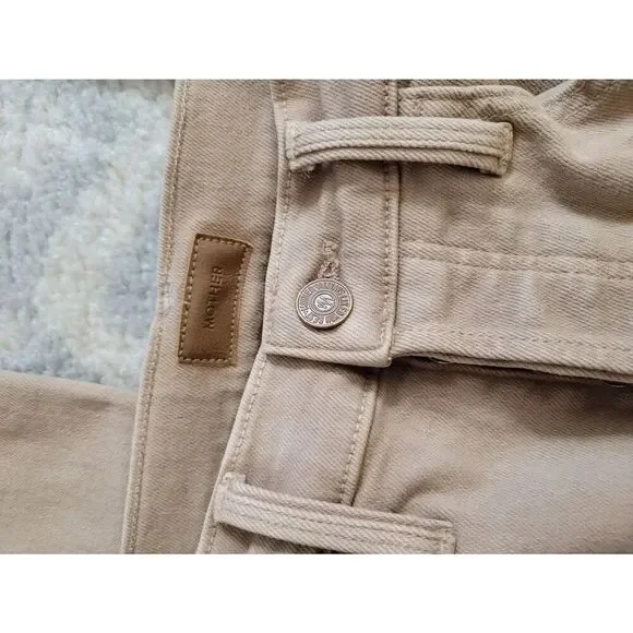 MOTHER The Stash Tripper Ankle Jeans, Brown 25 $208